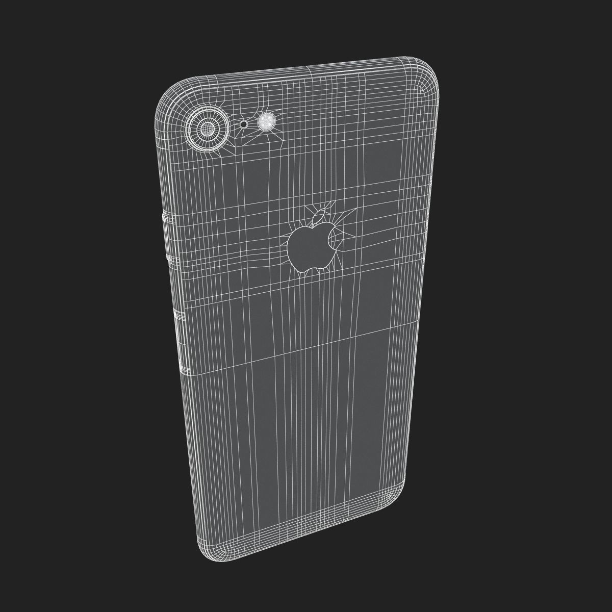 Apple iPhone 8 Silver 3D model_16