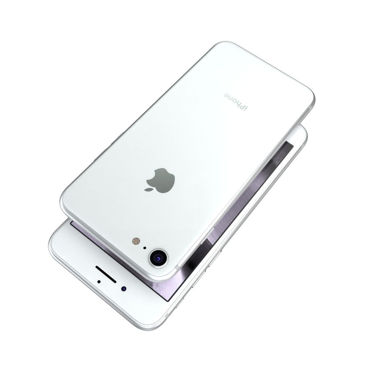 Apple iPhone 8 Silver 3D model_6