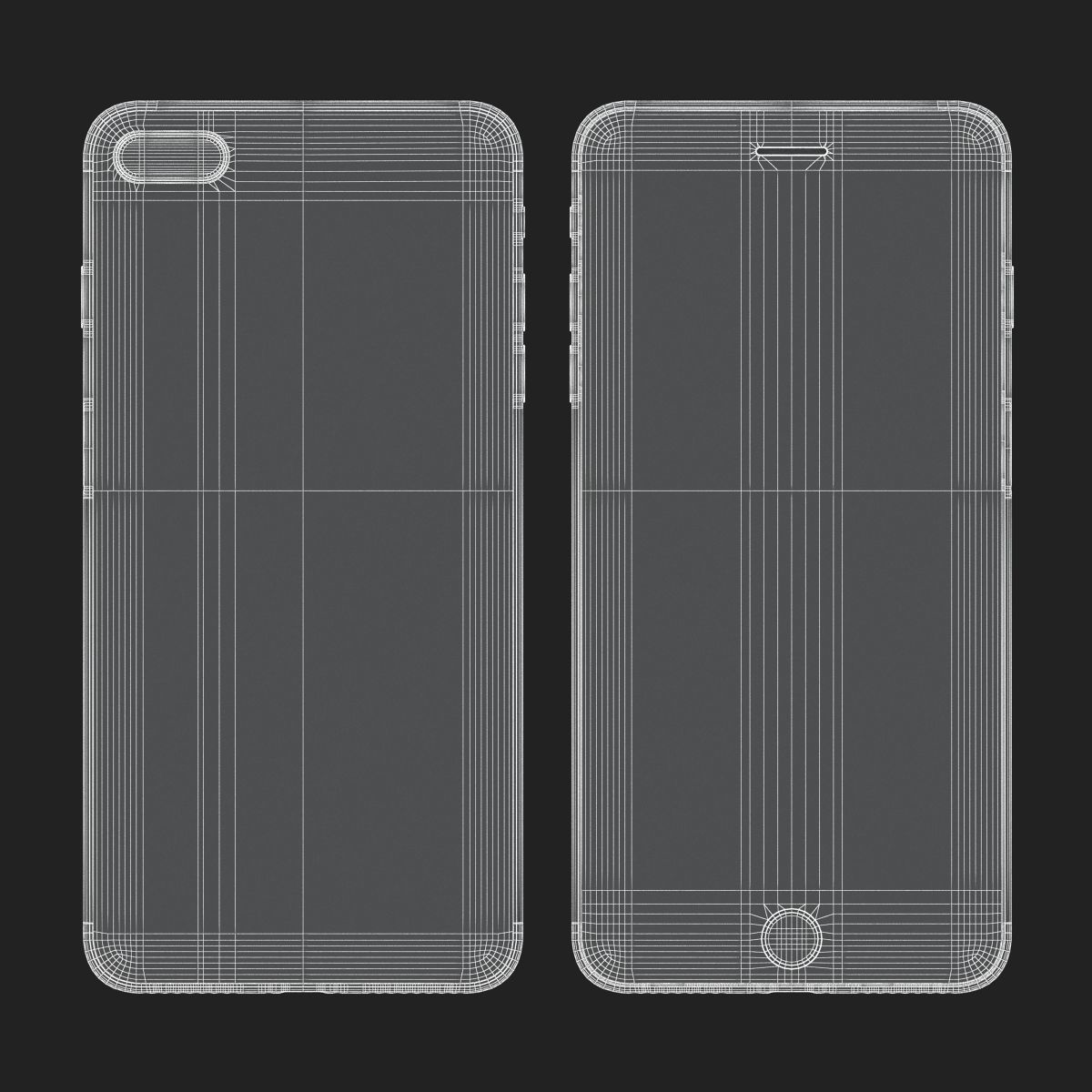 Apple iPhone 8 Plus All Colors 3D model_51