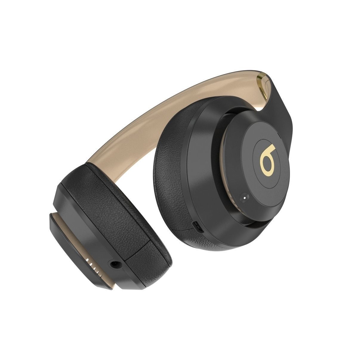 Apple Beats Studio3 Wireless OverEar Headphones Shadow Gray 3D model_4