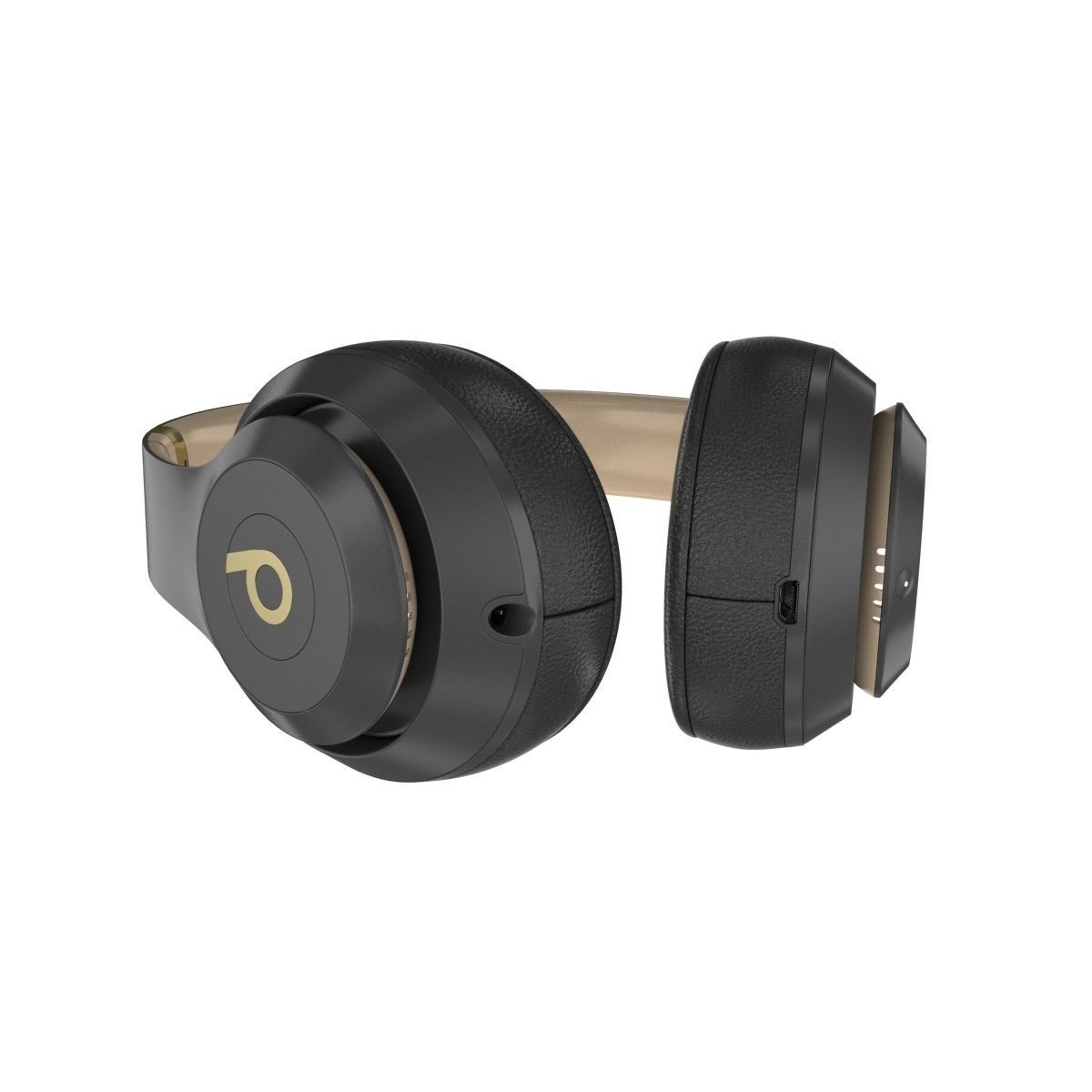 Apple Beats Studio3 Wireless OverEar Headphones Shadow Gray 3D model_9