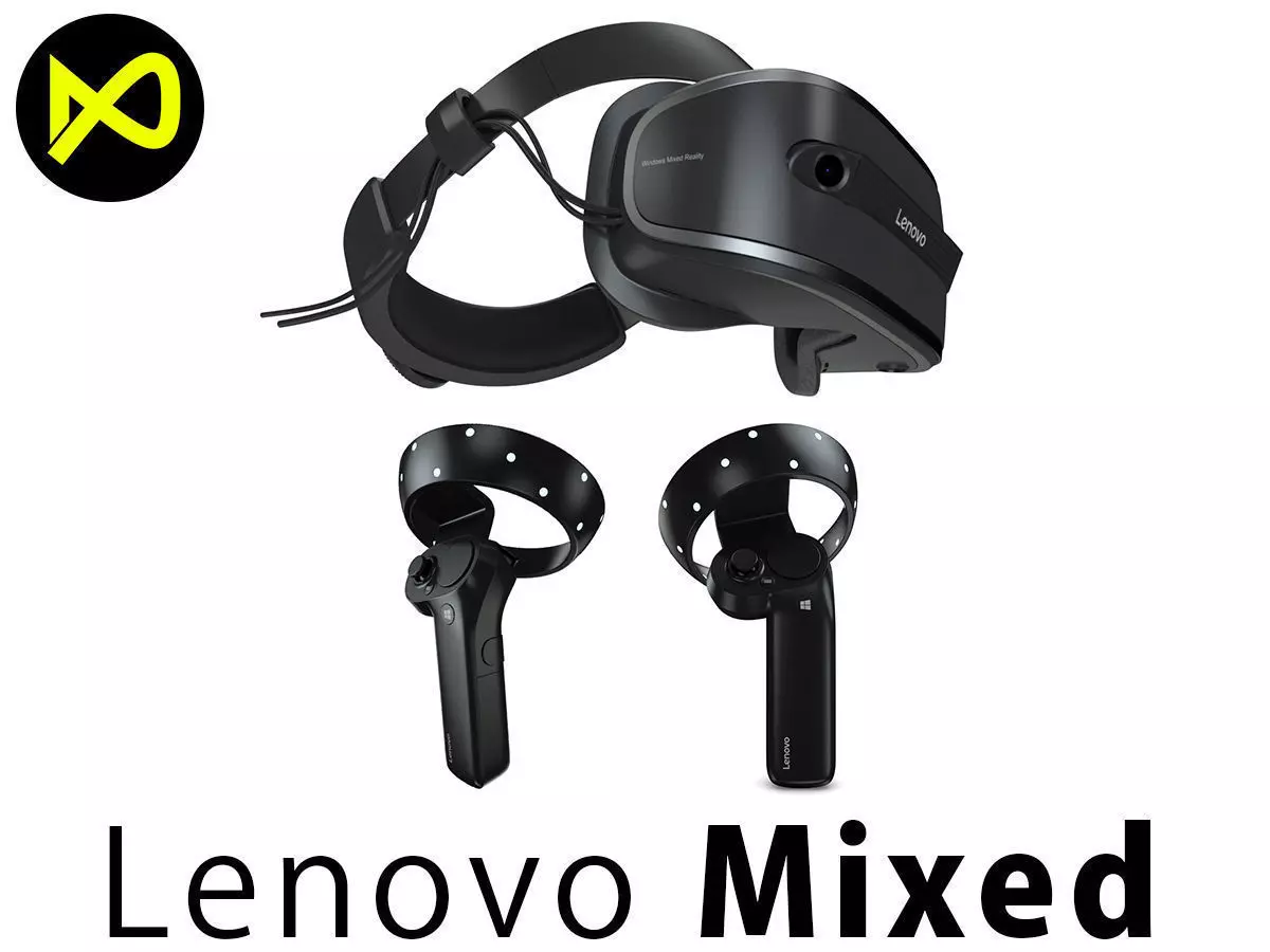 Lenovo Windows Mixed Reality Set 3D model