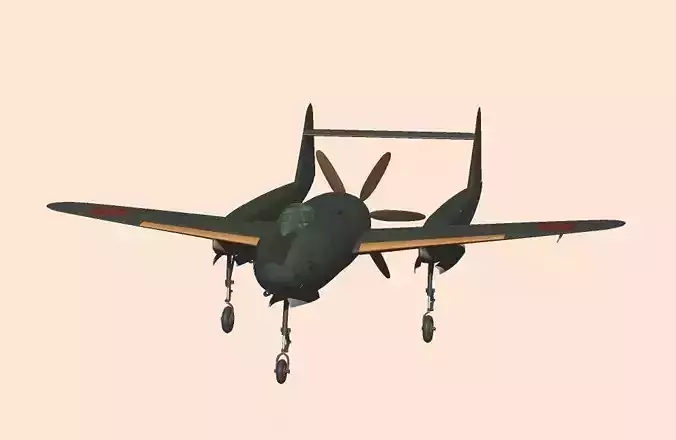 Imperial Japanese Navy Mitsubishi J4M Interceptor Fighter Senden