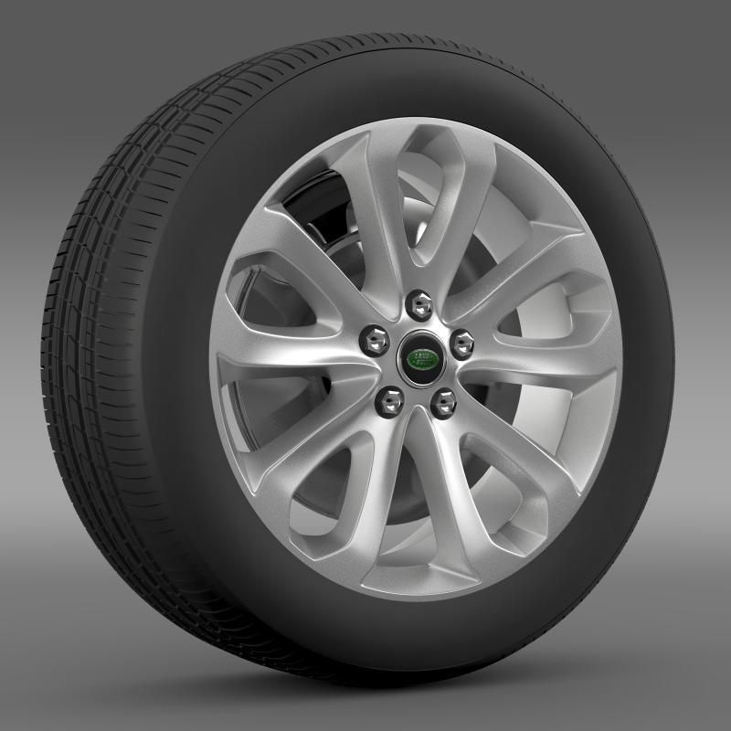 RangeRover Vogue SDV8 wheel 3D model_2
