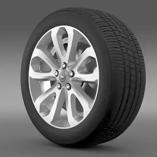RangeRover Vogue SDV8 wheel 3D model