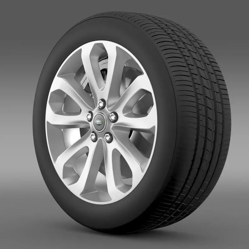 RangeRover Vogue SDV8 wheel 3D model_0