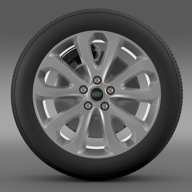 RangeRover Vogue SDV8 wheel 3D model_1