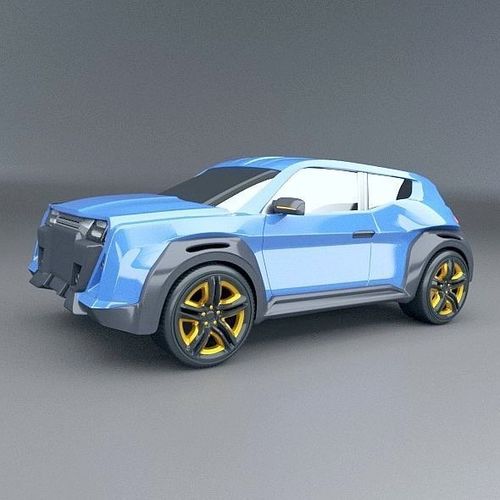SUV concept vehicle 3D model