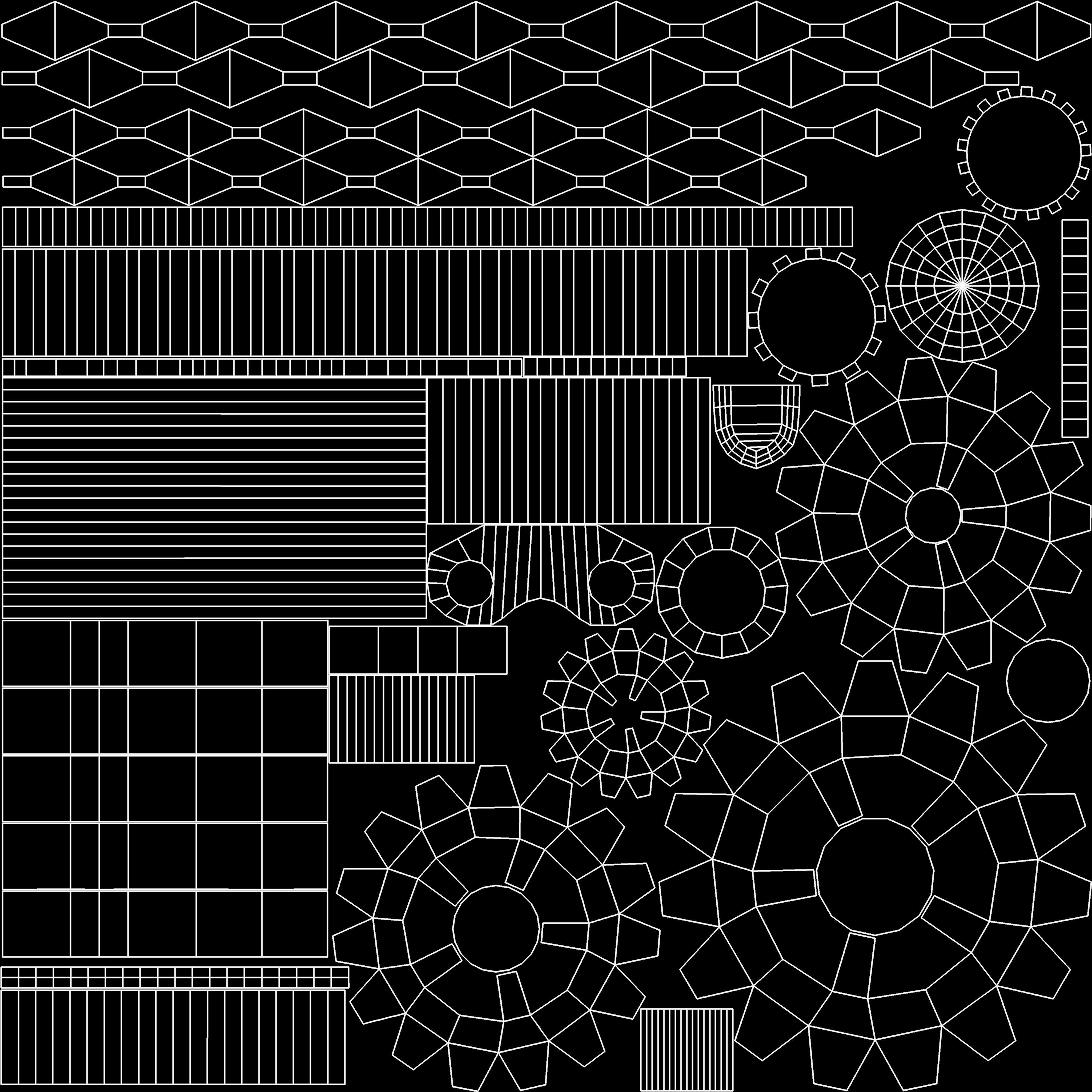 mechanical lamp Low-poly 3D model_11