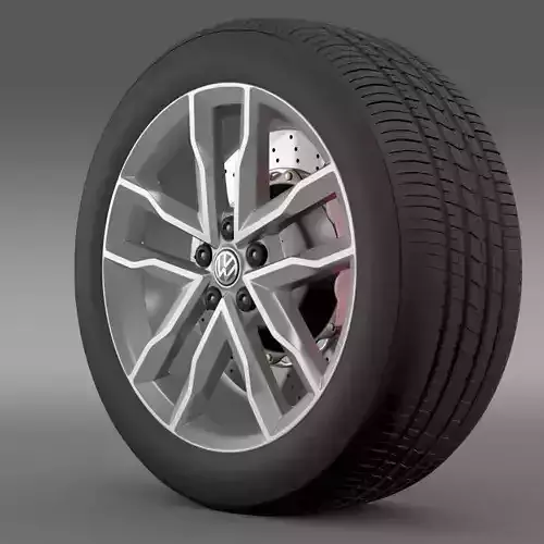 Volkswagen Polo TSI Bluemotion wheel