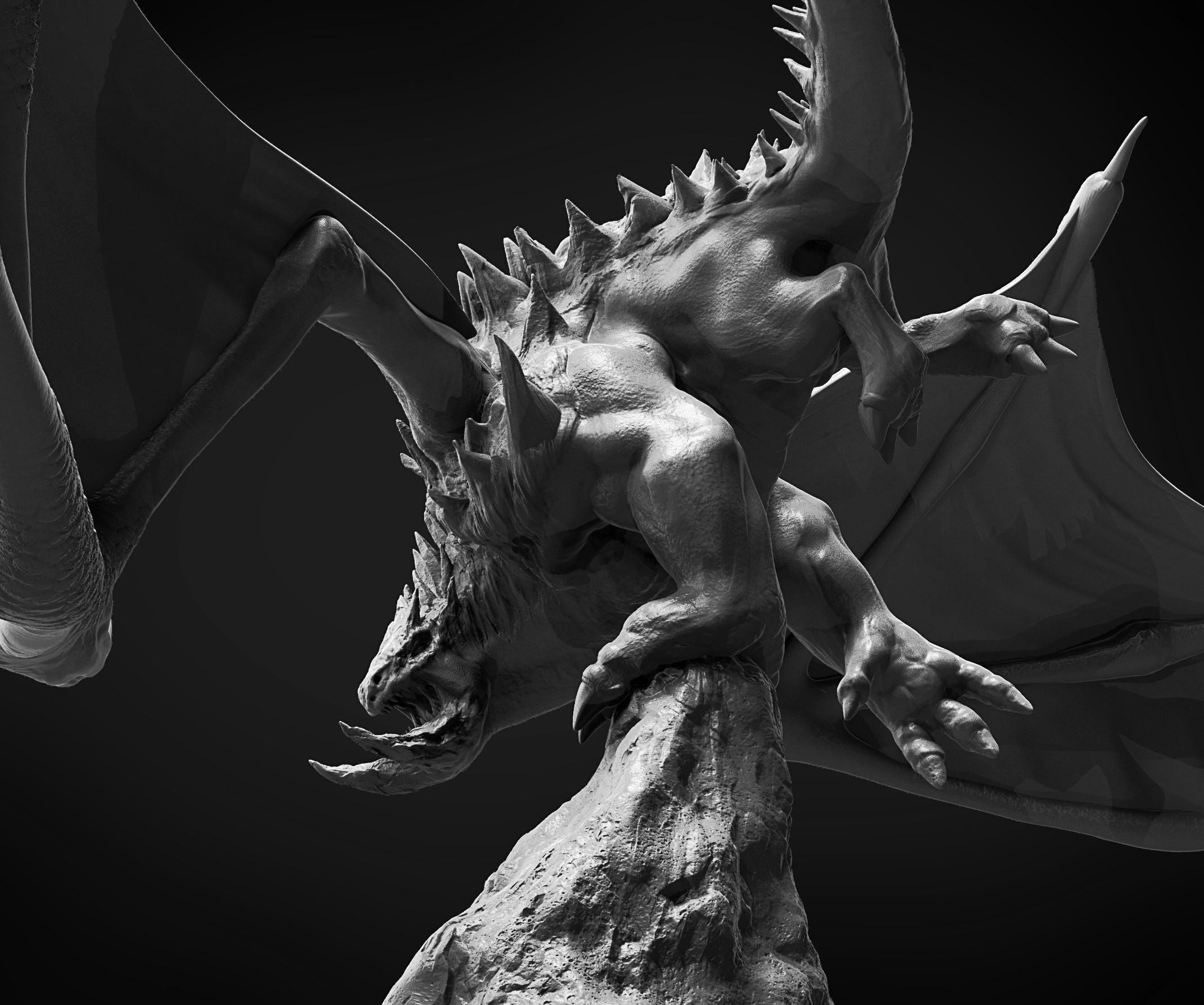 Dragon 3D model_2