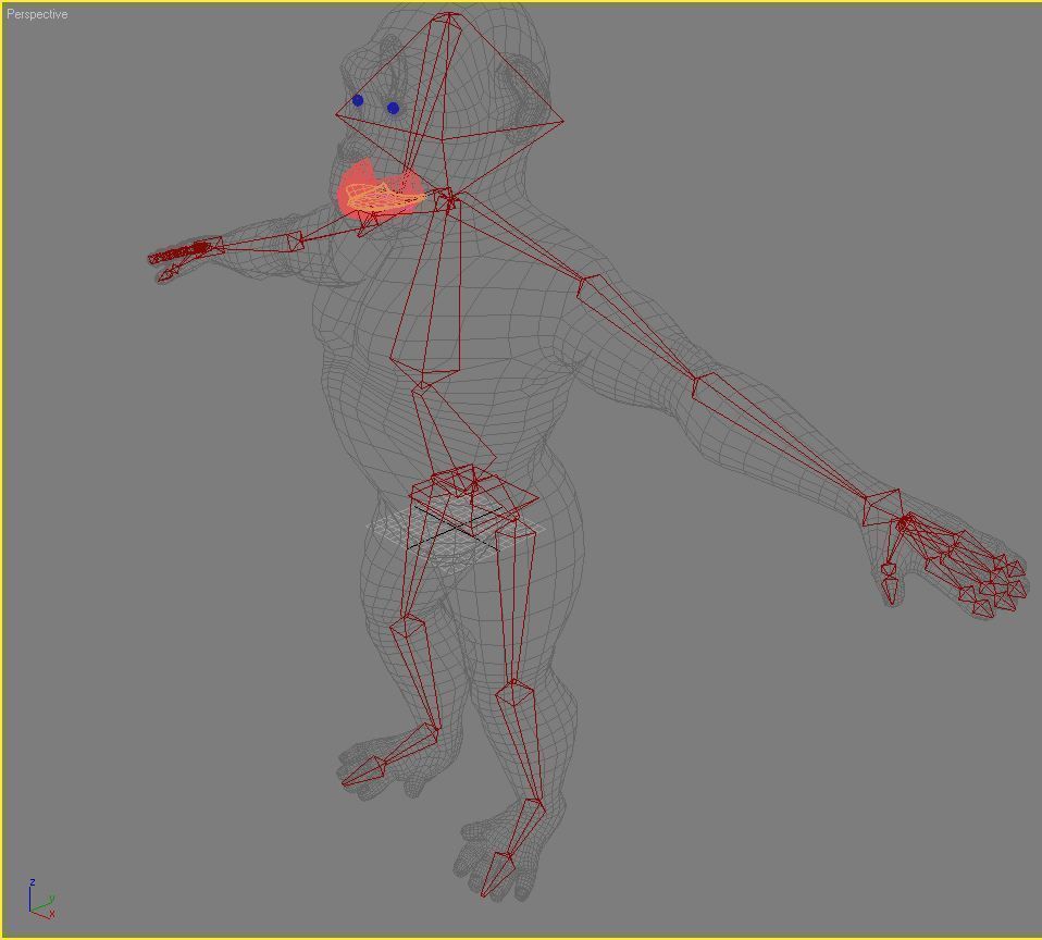 Yeti Character RIGGED Low-poly 3D model_11