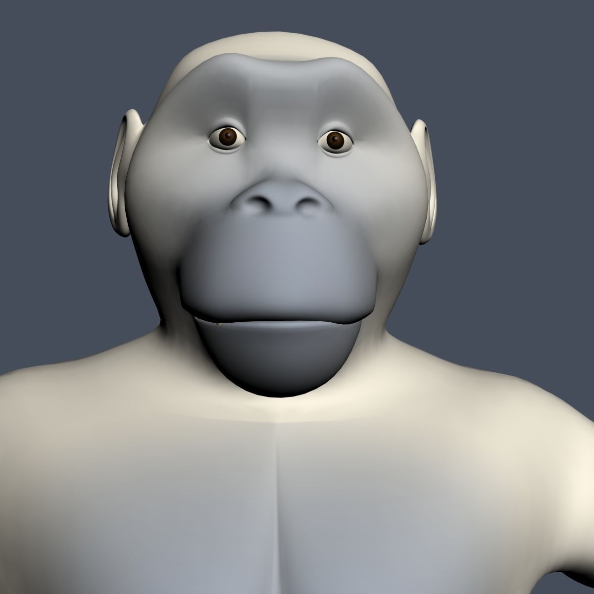 Yeti Character RIGGED Low-poly 3D model_5