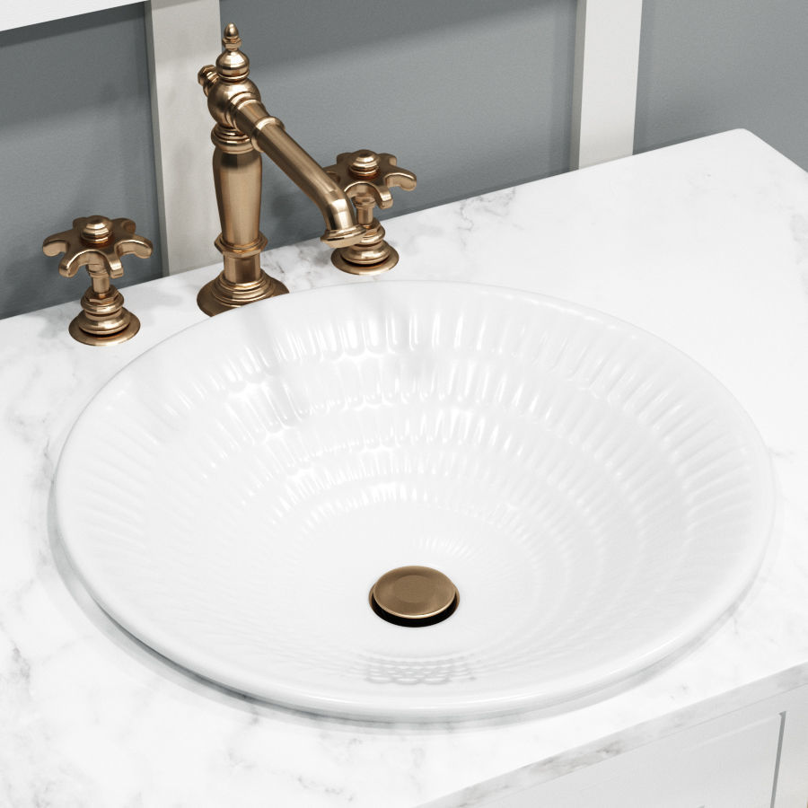 Furniture Set in the bathroom Marabou-36 KOHLER  3D model_4