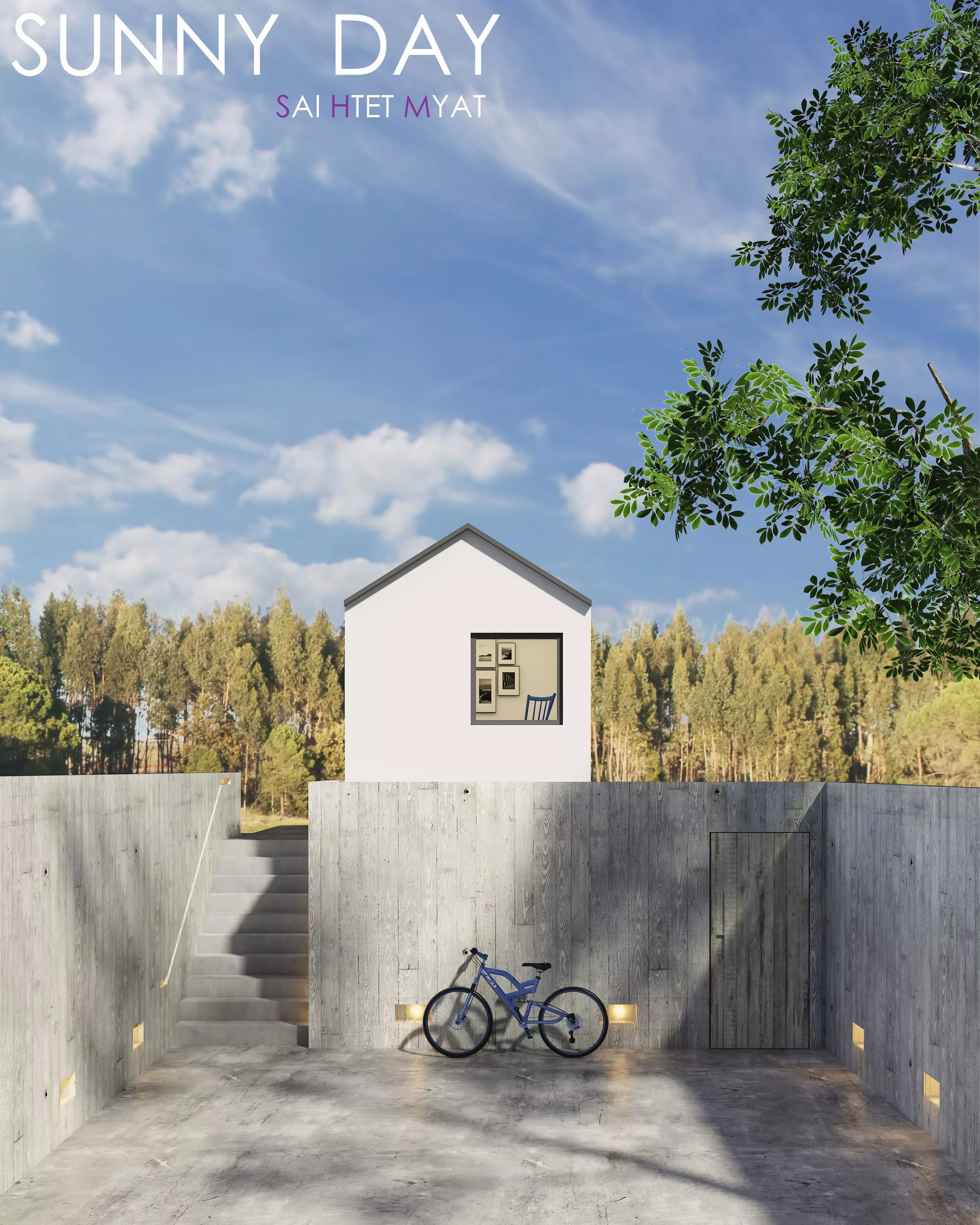 Sunny day 3D model