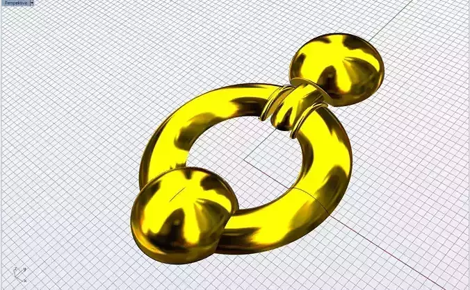 Big glamour Earrings 3D print model