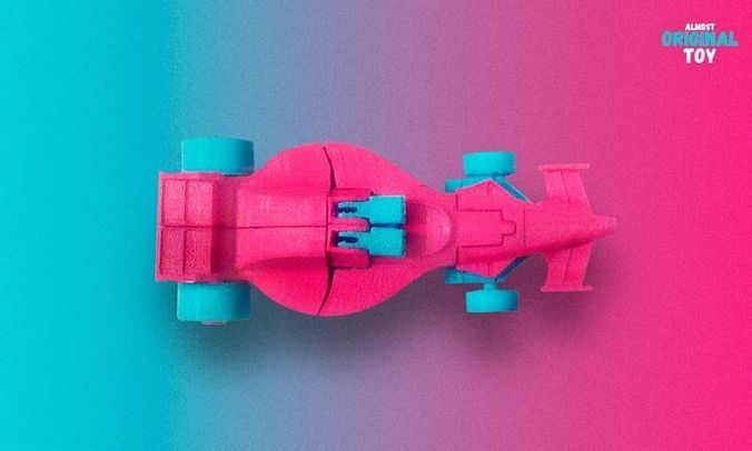 Mach Lander 3d printable car transformer toy 3D print model