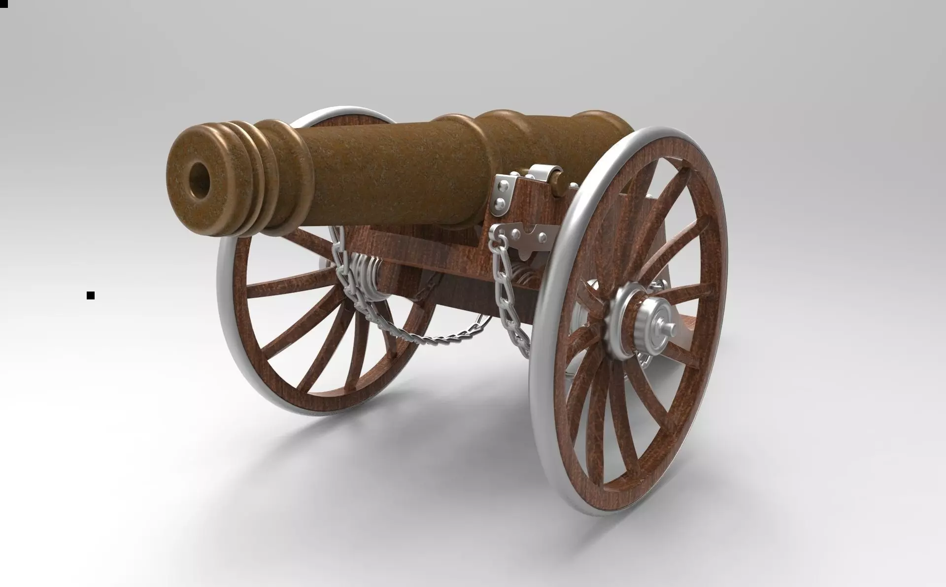 cannon 3D model_0