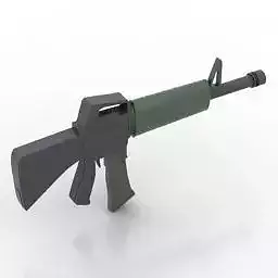 M16a1 ar - rifle Free low-poly 3D model