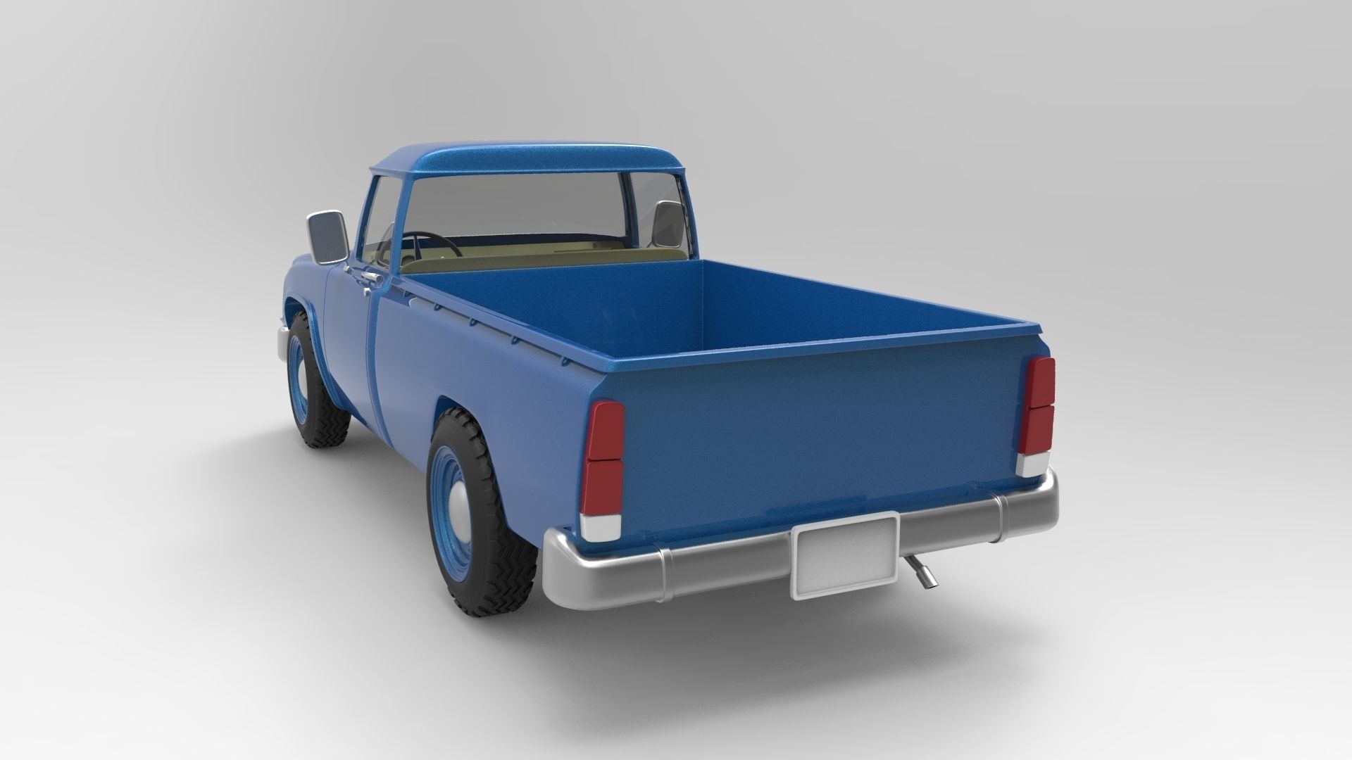 Toyota truck 3D model_1