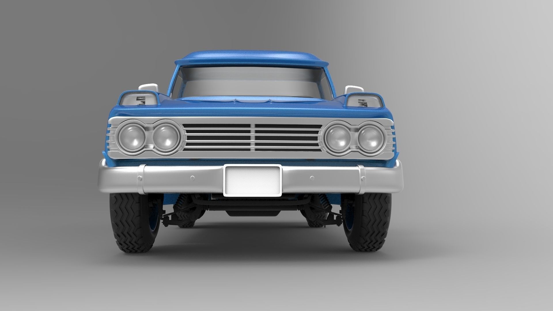 Toyota truck 3D model_2