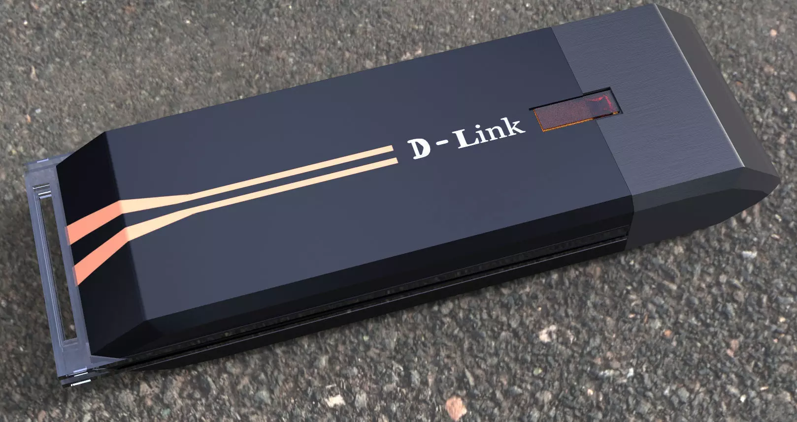 D link wifi receiver 3D print model