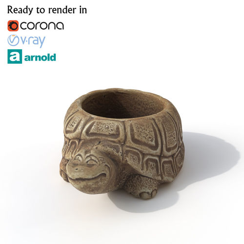 Statuette turtle 3D model