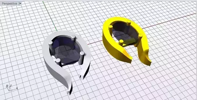 Earrings Oval stones