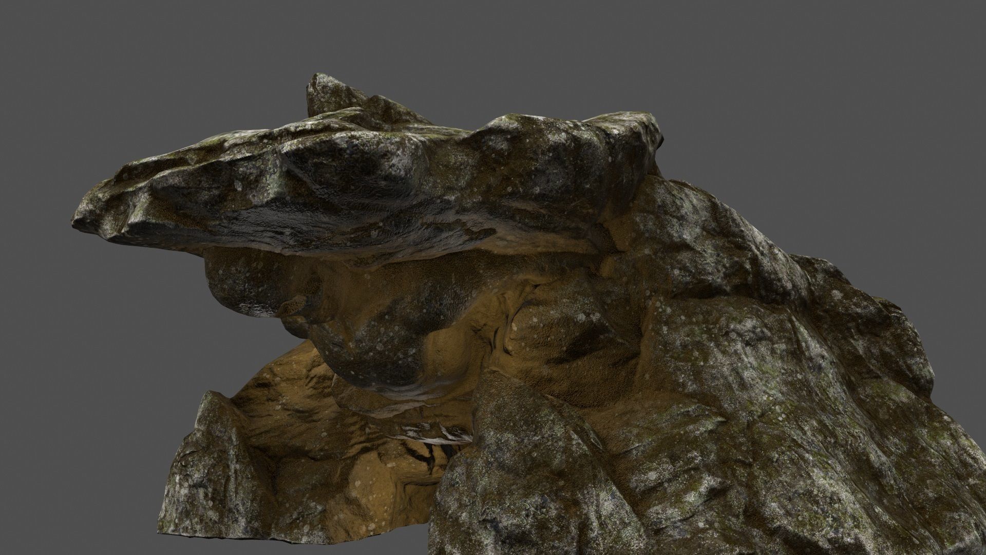 skul cave 09 Low-poly 3D model_6