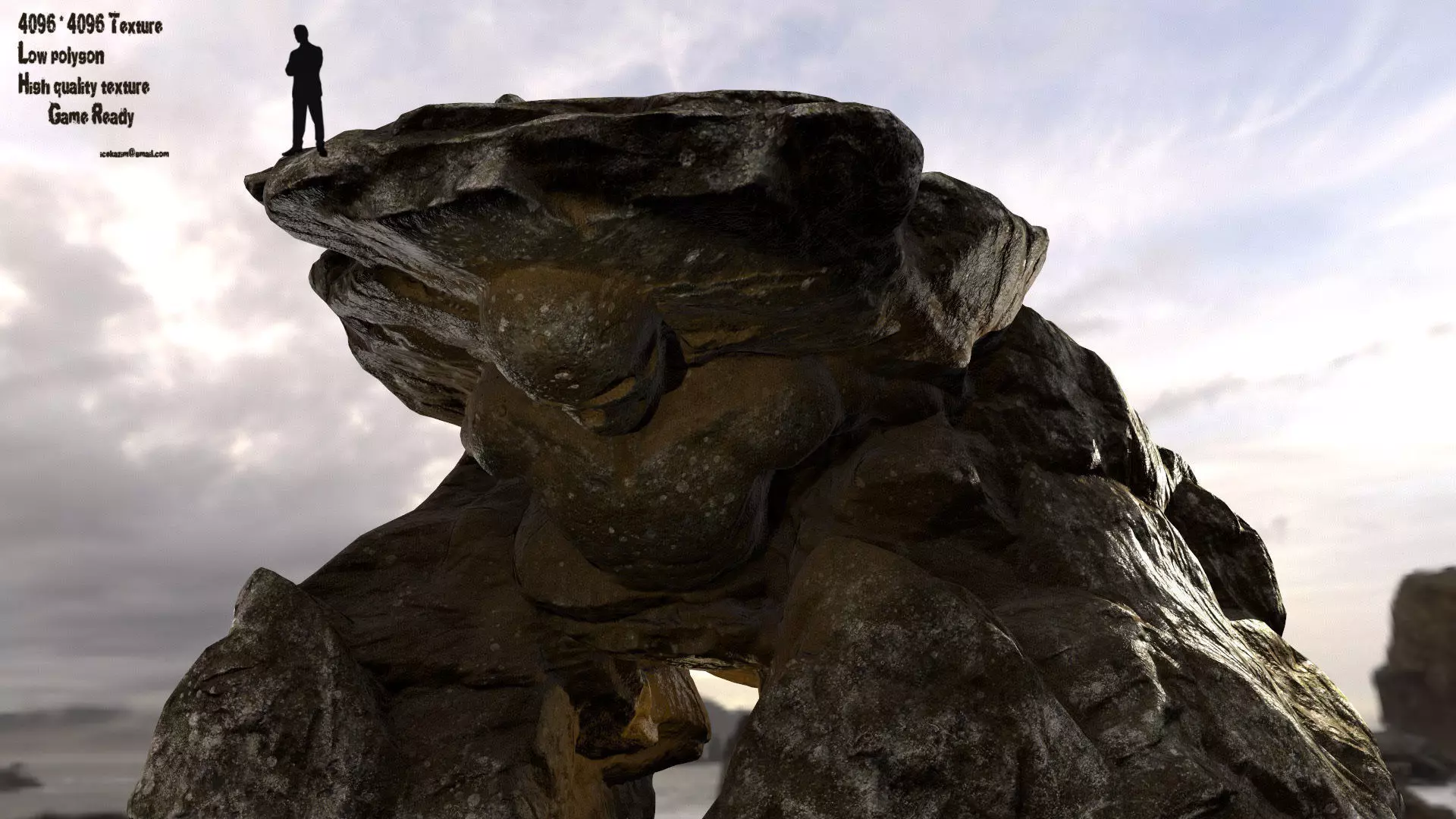 skul cave 09 Low-poly 3D model_0