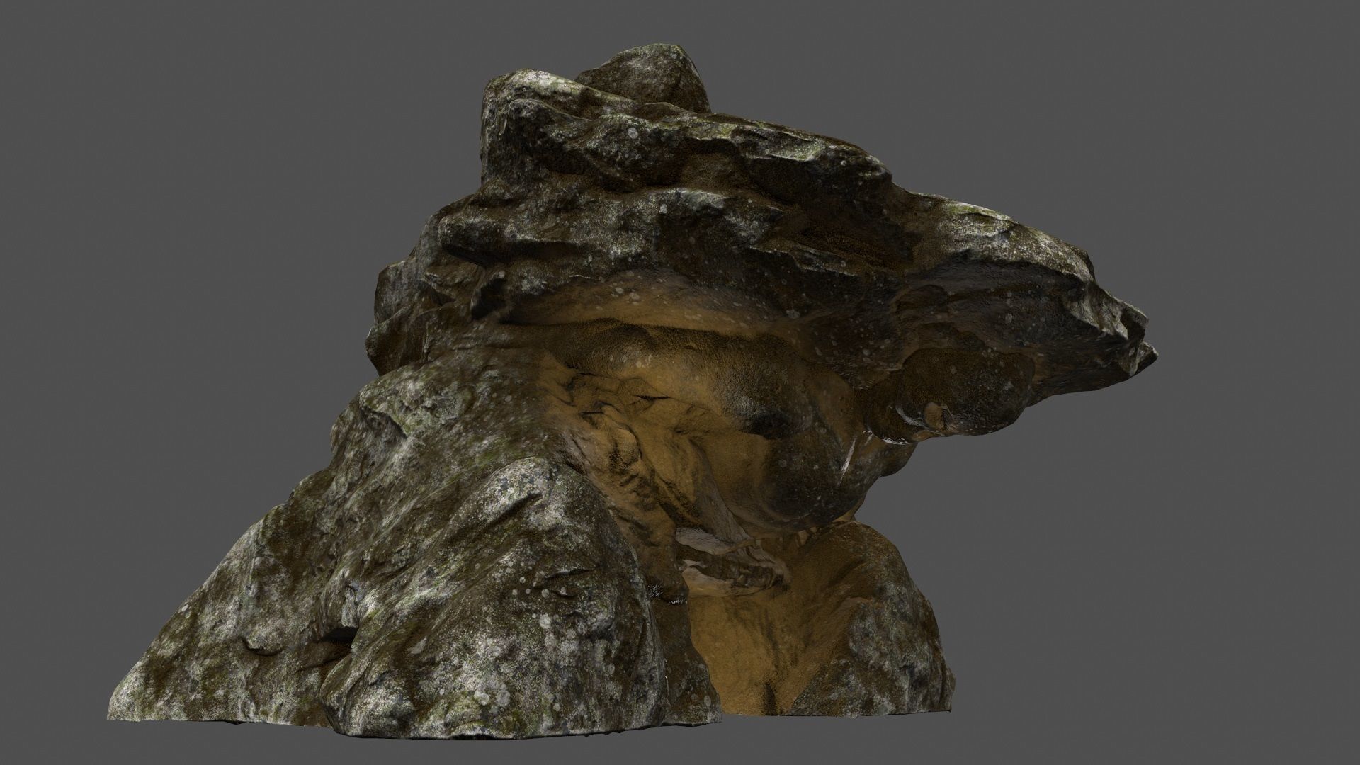 skul cave 09 Low-poly 3D model_2
