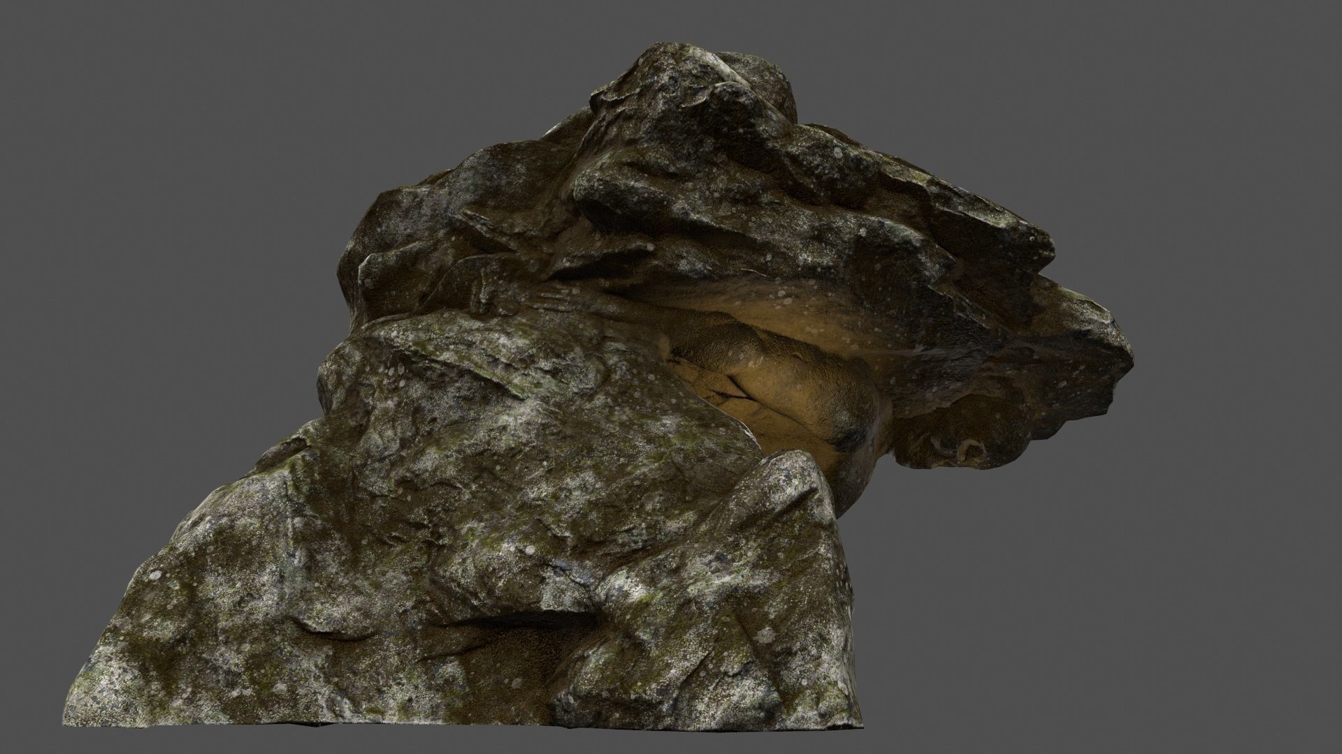 skul cave 09 Low-poly 3D model_3