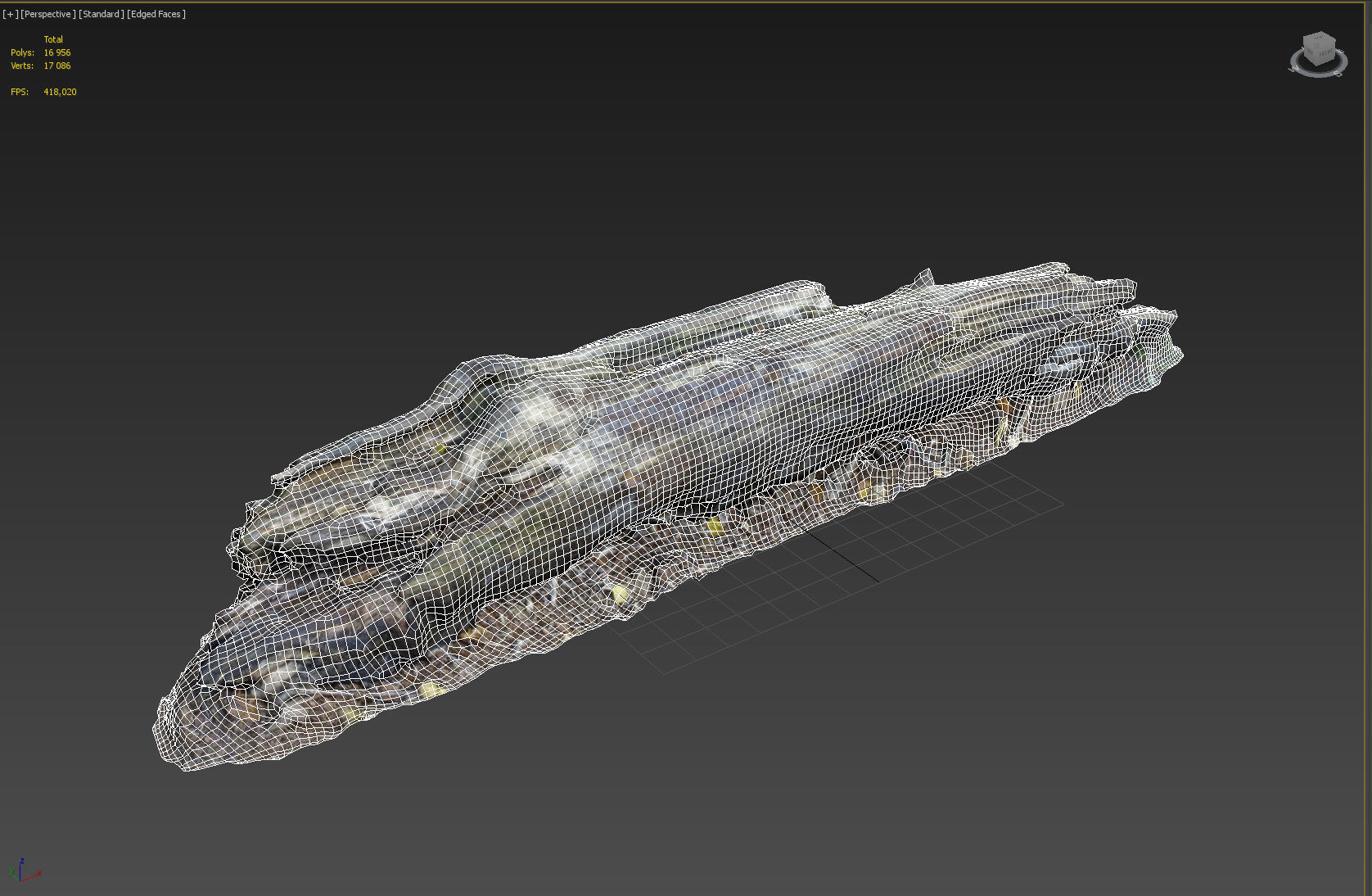 3d scanned nature forest stuff 009 Low-poly 3D model_3