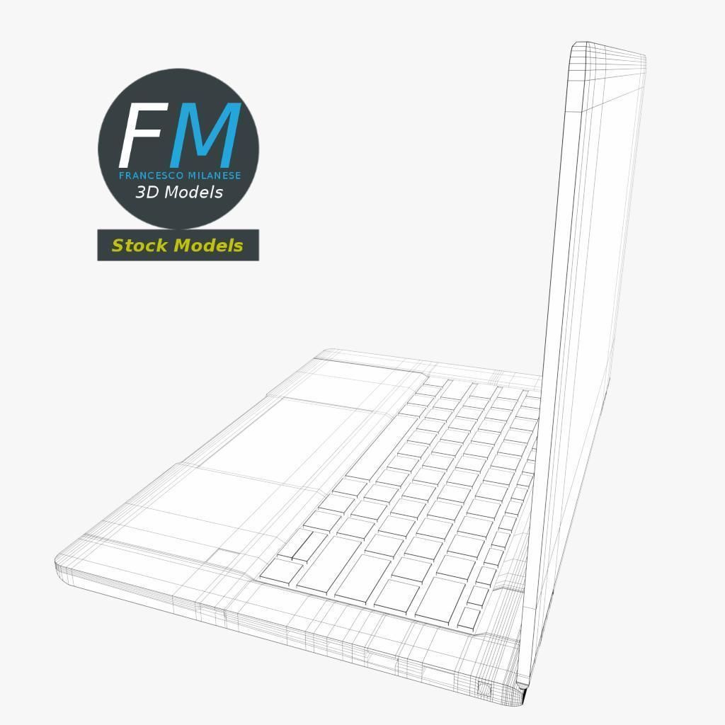 Notebook laptop computer 3D model_8