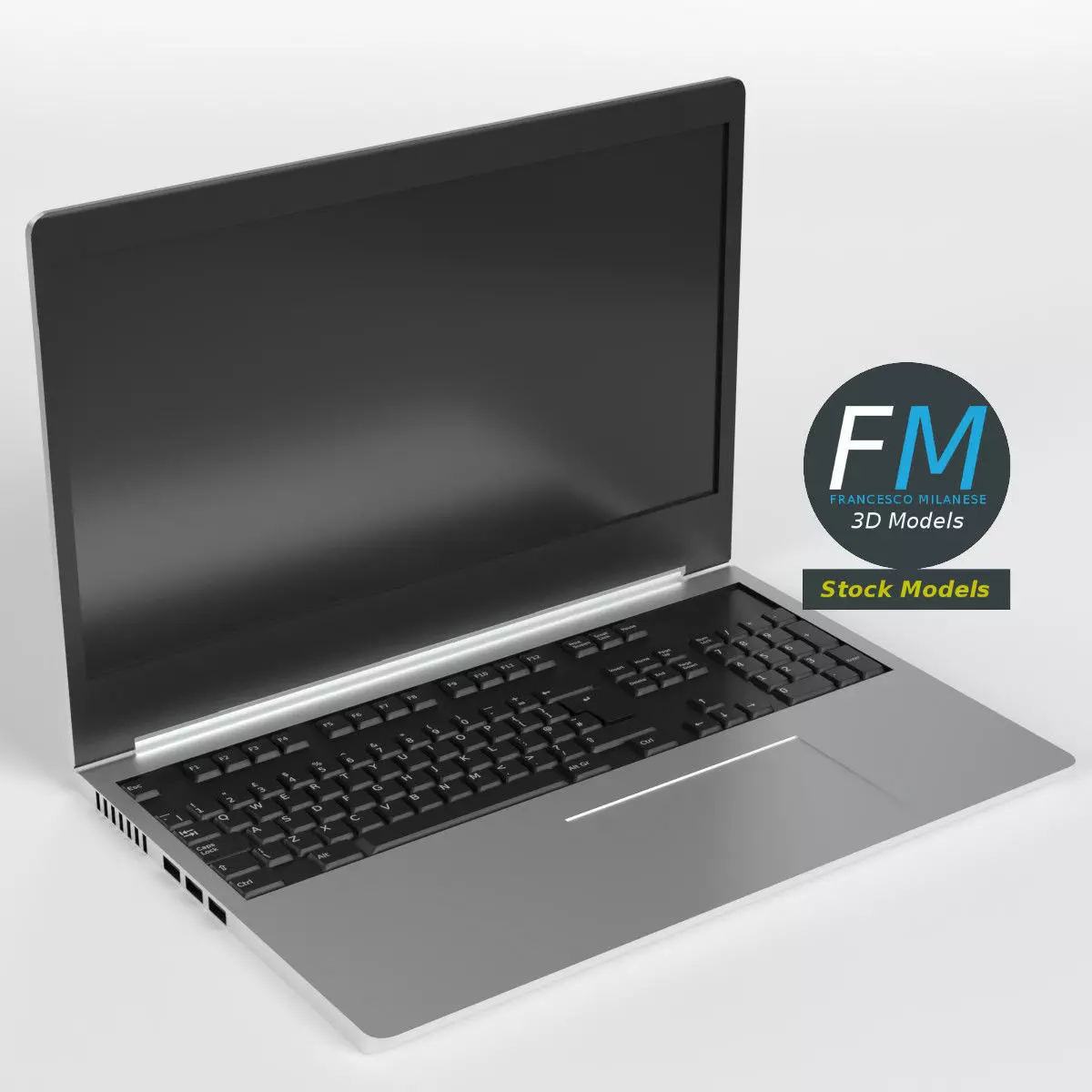 Notebook laptop computer 3D model | CGTrader