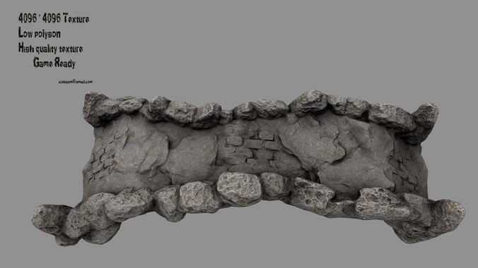 old bridge 010 Low-poly 3D model