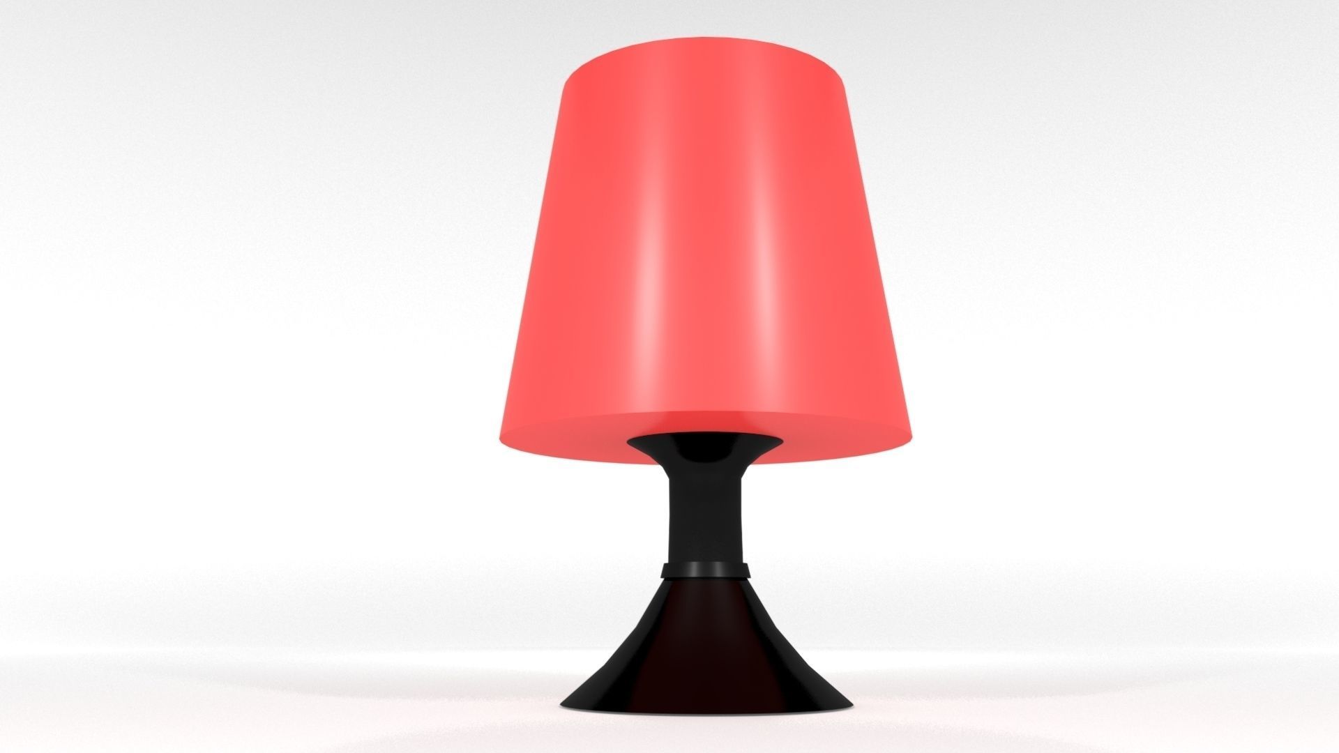 Lamp Light Low-poly 3D model_1