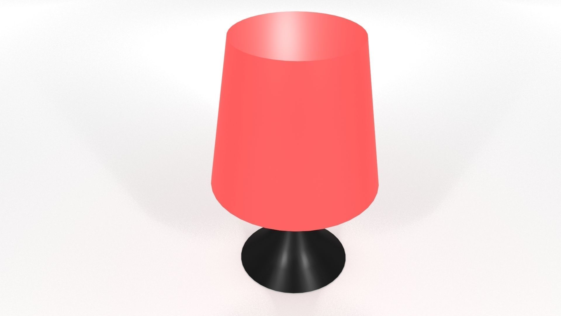 Lamp Light Low-poly 3D model_2