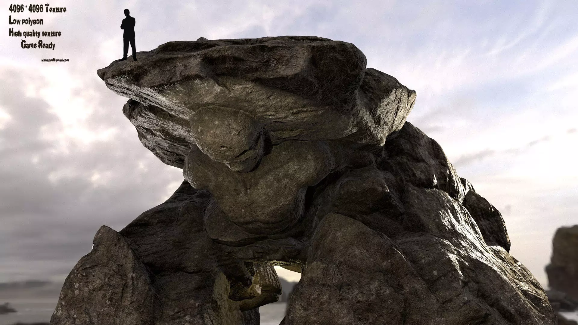 skul cave 011 Low-poly 3D model_0