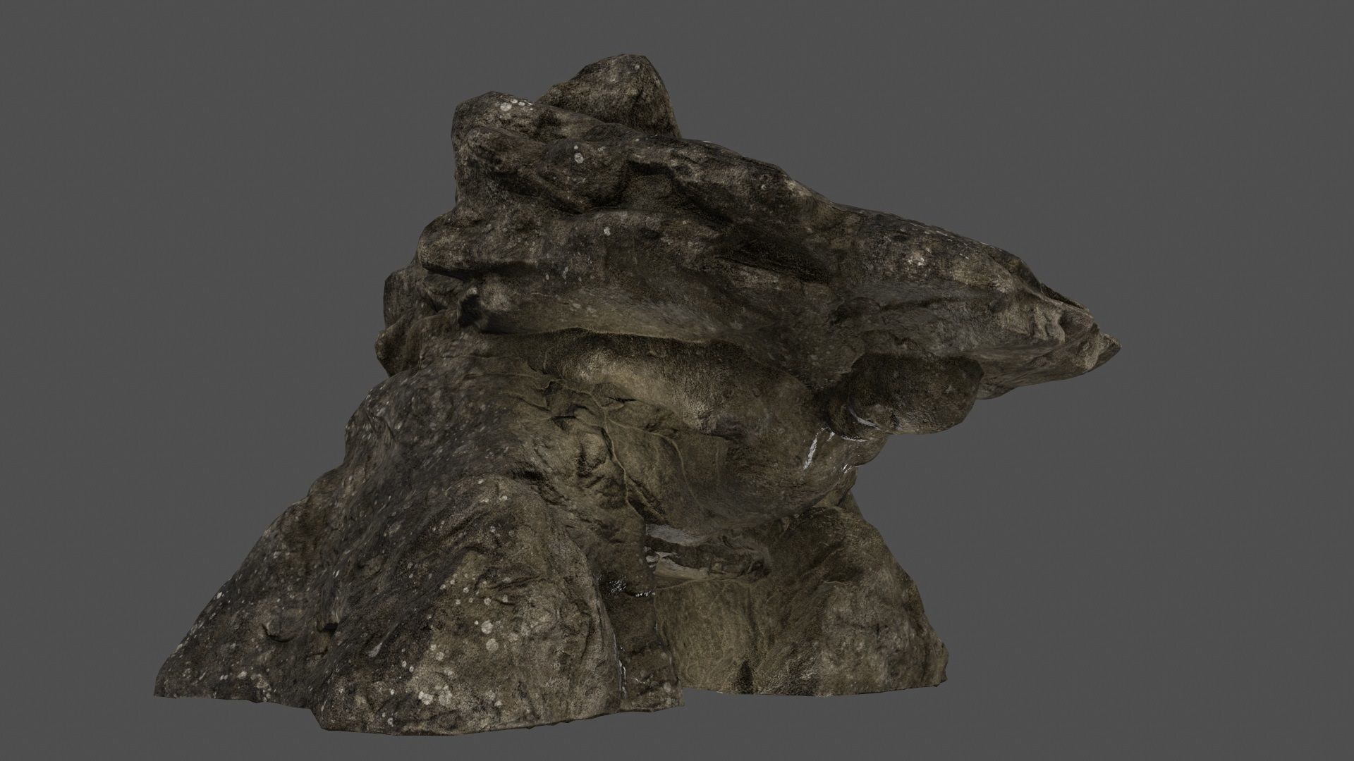 skul cave 011 Low-poly 3D model_3