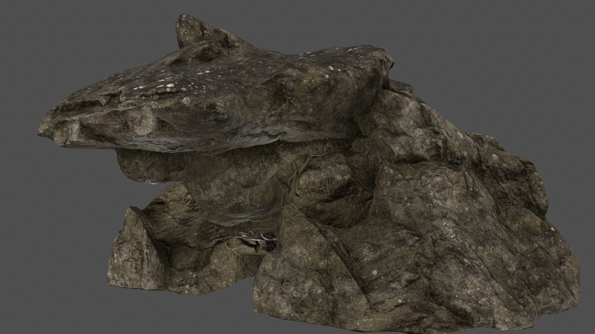 skul cave 011 Low-poly 3D model_8