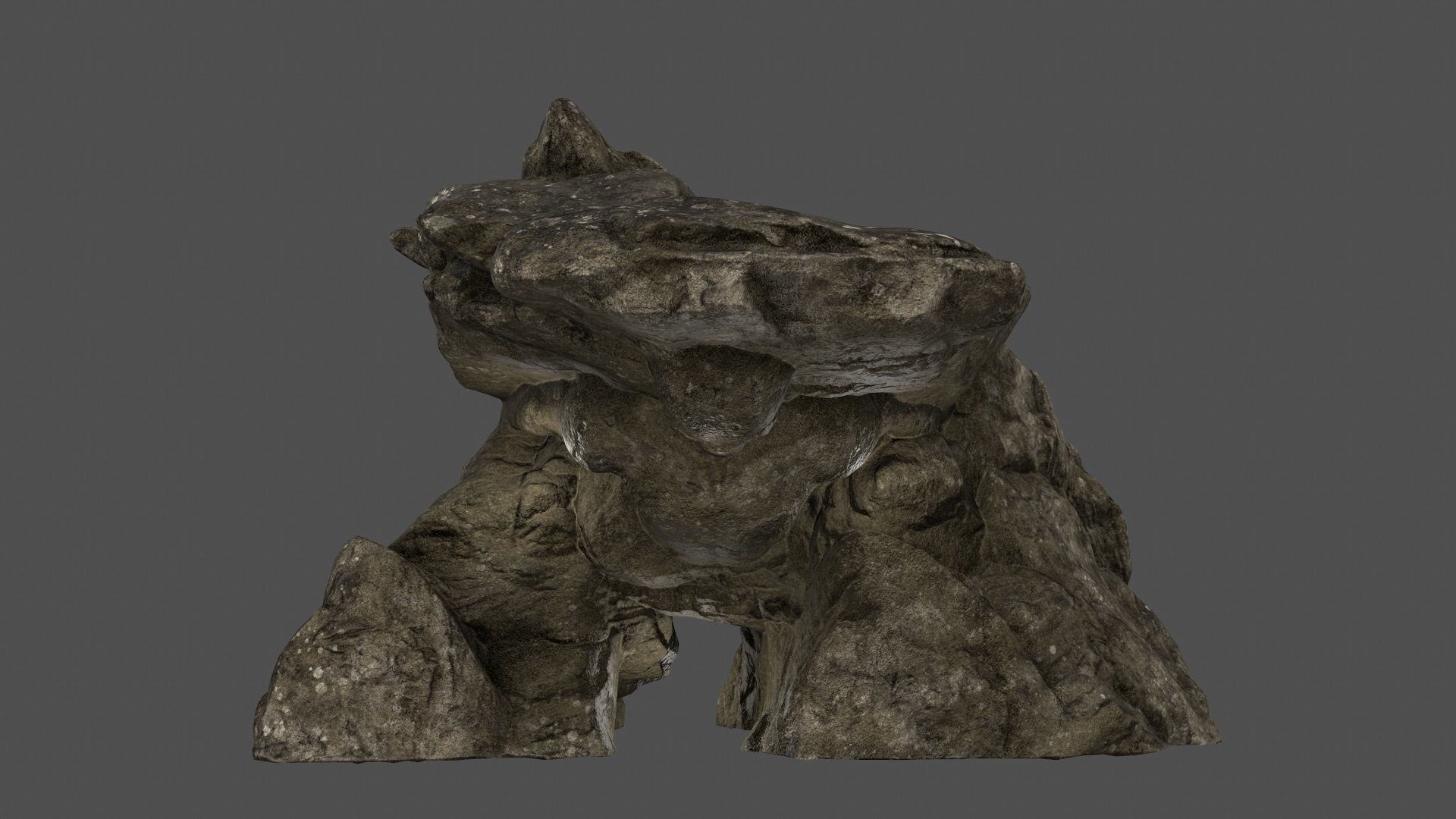 skul cave 011 Low-poly 3D model_1