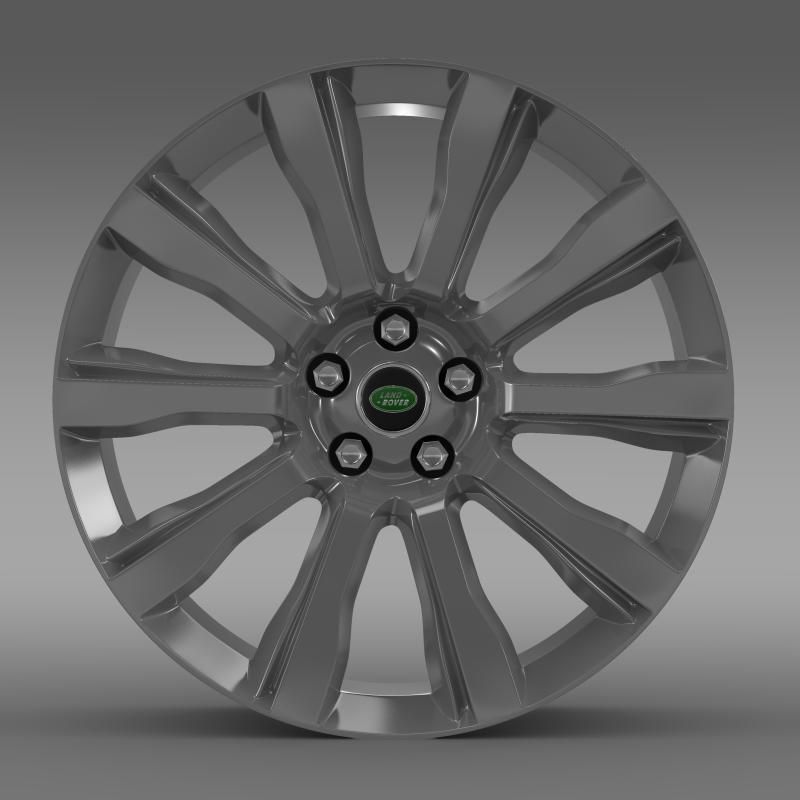 RangeRover Supercharged rim 3D model_1