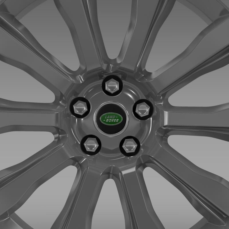 RangeRover Supercharged rim 3D model_4