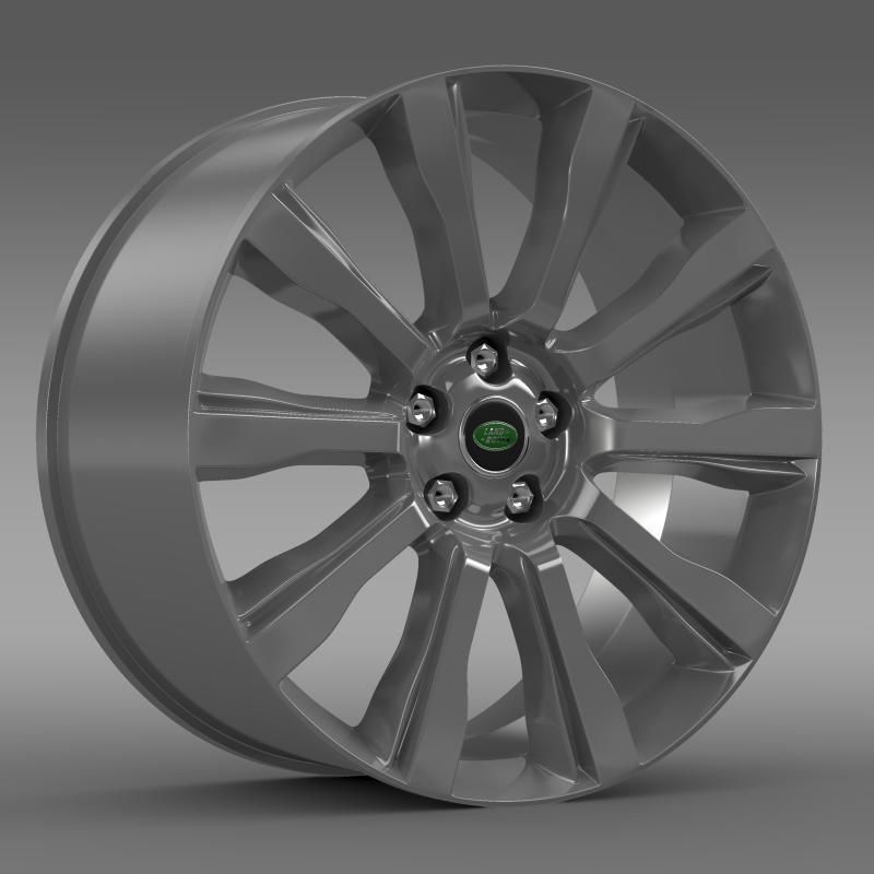 RangeRover Supercharged rim 3D model_3
