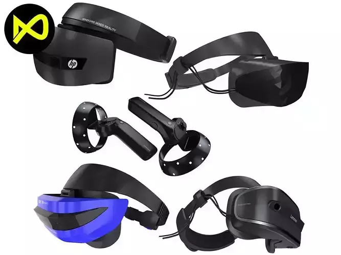 Window Mixed Virtual Reality Complete Set 3D model