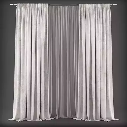 Curtain 3D model 307