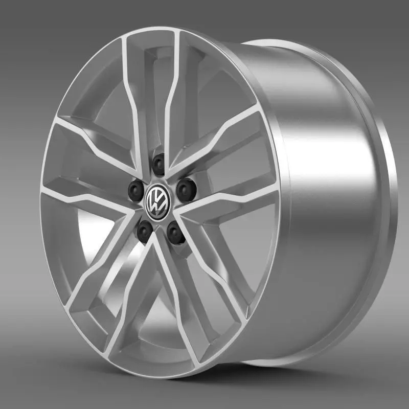 Volkswagen Polo TSI Bluemotion rim 3D model_0