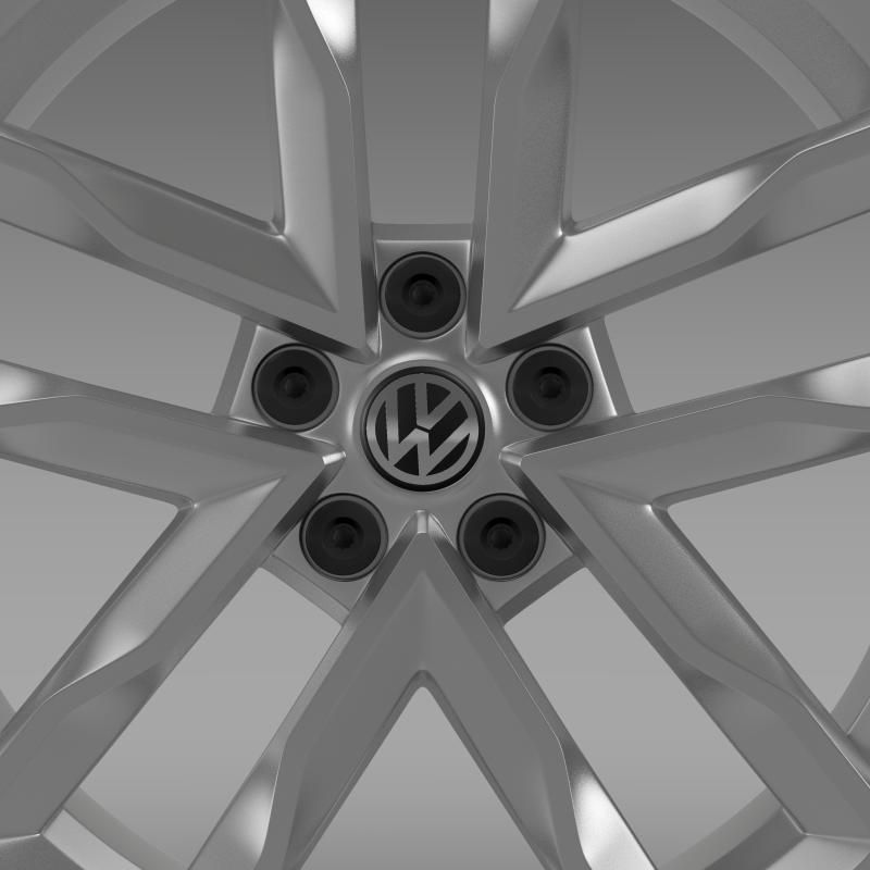 Volkswagen Polo TSI Bluemotion rim 3D model_3