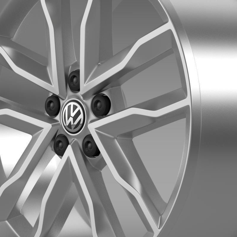 Volkswagen Polo TSI Bluemotion rim 3D model_4